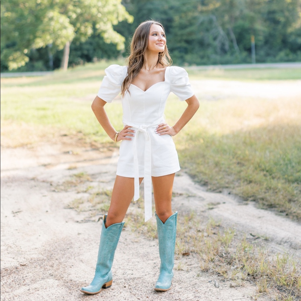 white romper!! :)
